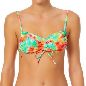 No Boundaries Tie Dye Bikini Top NWT Size Medium